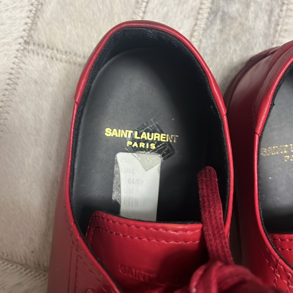 Saint Laurent men’s leather sneakers - Picture 5 of 13